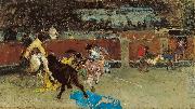 Bullfight Wounded Picador Marsal, Mariano Fortuny y